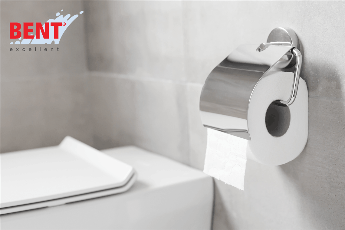 Biotech toaletni papir, ki preprečuje zamašitev odtoka WC školjke.